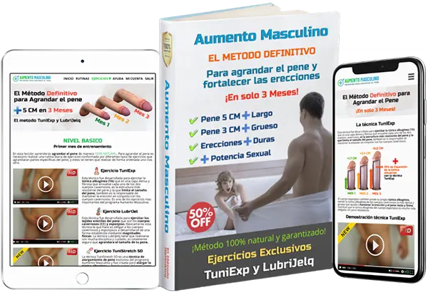 Aumento Masculino el método definitivo para agrandar el pene y fortalecer las erecciones